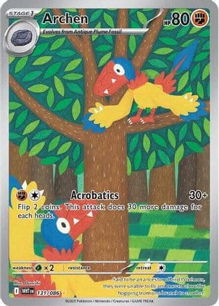 Archen 131/086 - SV White Flare Holofoil