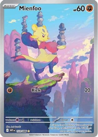 Mienfoo 133/086 - SV White Flare Holofoil