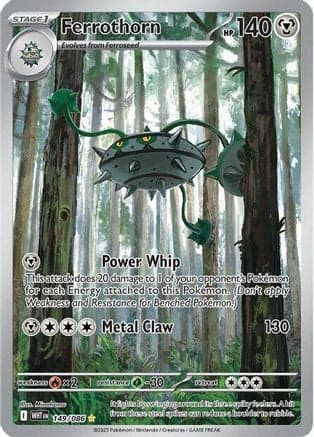 Ferrothorn 149/086 - SV White Flare Holofoil