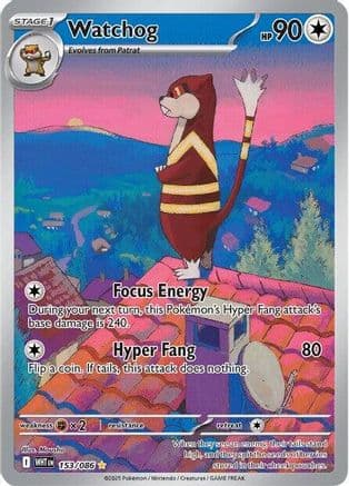 Watchog 153/086 - SV White Flare Holofoil