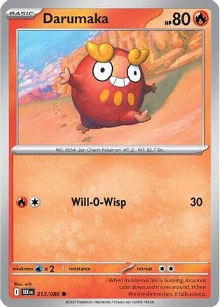 Darumaka 013- SV Black Bolt Reverse Holofoil