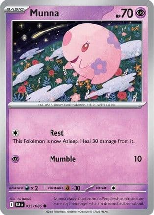 Munna 035- SV Black Bolt Reverse Holofoil