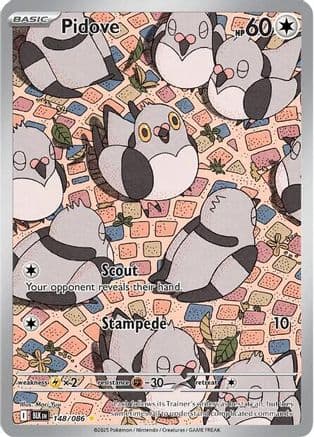 Pidove 148/086 - SV Black Bolt Holofoil