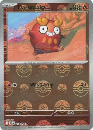 Darumaka (Poke Ball Pattern) 013- SV Black Bolt Holofoil