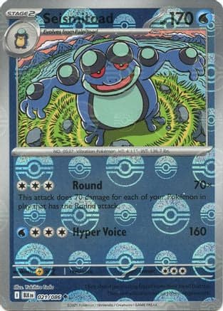 Seismitoad (Poke Ball Pattern) 021- SV Black Bolt Holofoil