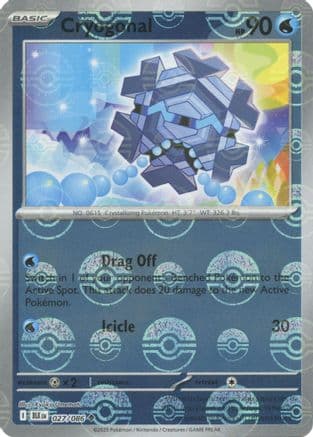 Cryogonal (Poke Ball Pattern) 027- SV Black Bolt Holofoil
