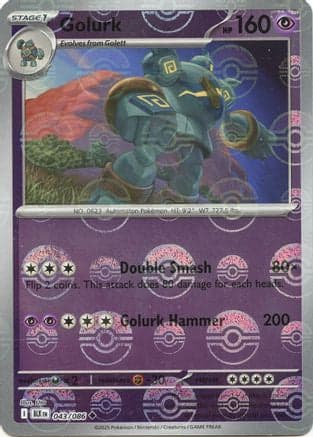 Golurk (Poke Ball Pattern) 043- SV Black Bolt Holofoil