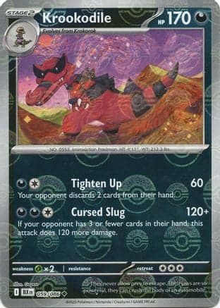 Krookodile (Poke Ball Pattern) 059- SV Black Bolt Holofoil