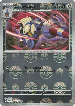 Escavalier (Poke Ball Pattern) 060- SV Black Bolt Holofoil