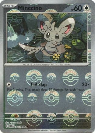 Minccino (Poke Ball Pattern) 075- SV Black Bolt Holofoil