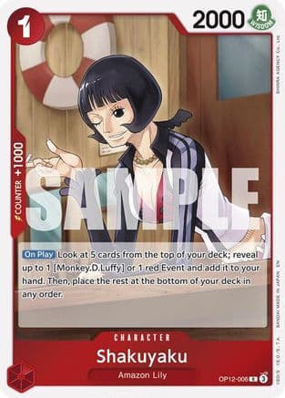 Shakuyaku (OP12-006) - Legacy of the Master Foil