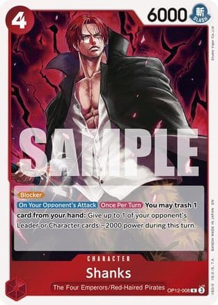 Shanks (008) (OP12-008) - Legacy of the Master Foil