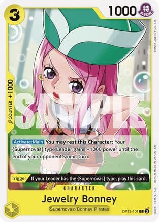 Jewelry Bonney (101) (OP12-101) - Legacy of the Master