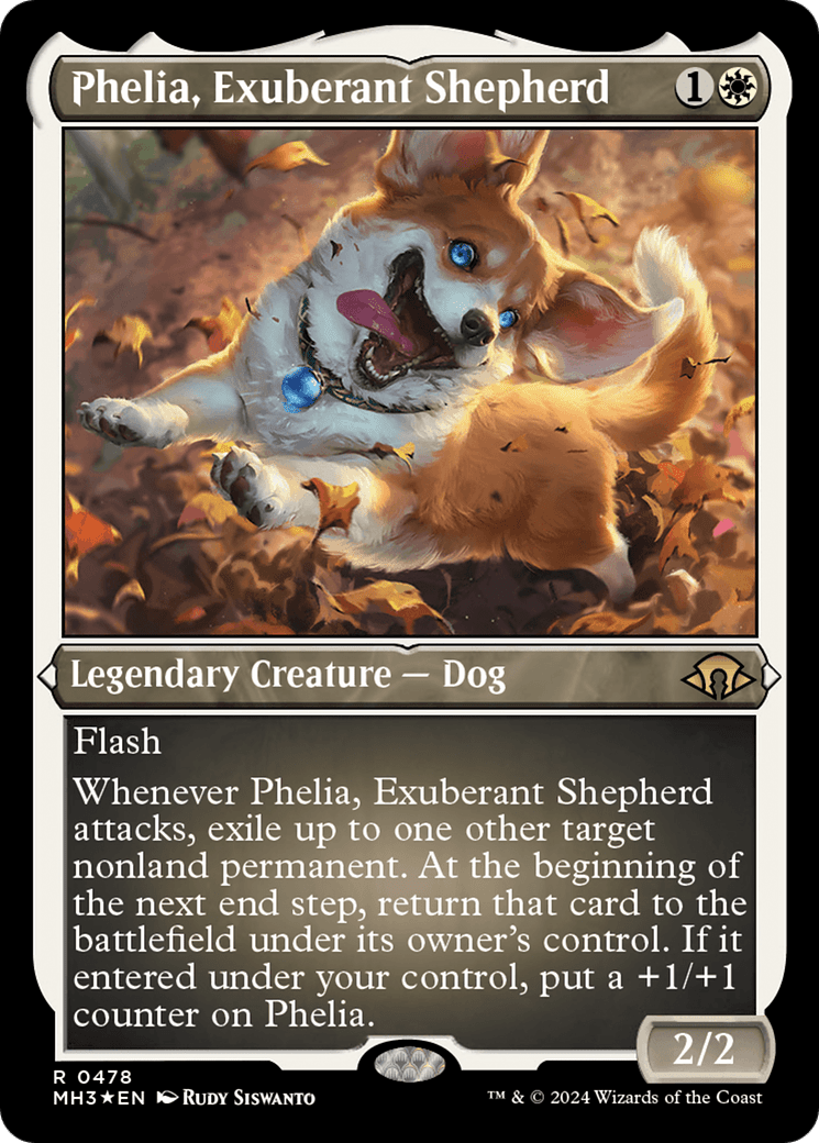 Phelia, Exuberant Shepherd (MH3-478) - Modern Horizons 3 Etched Foil