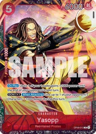Yasopp (Championship 25-26 Offline Regionals Season 2) (OP09-013) - One Piece Promotion Cards Foil
