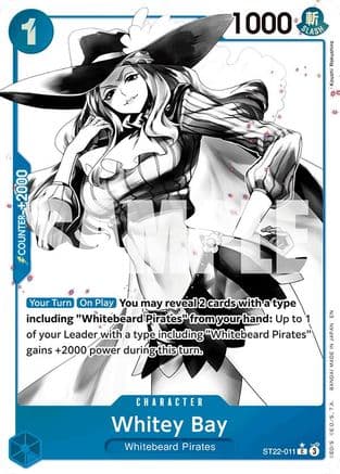 Whitey Bay (Parallel) (ST22-011) - Starter Deck 22: Ace & Newgate Foil