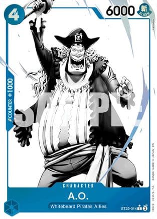 A.O. (Parallel) (ST22-014) - Starter Deck 22: Ace & Newgate Foil