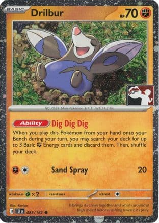 Drilbur (Cosmos Holo) 085/162 - Prize Pack Series Cards Holofoil