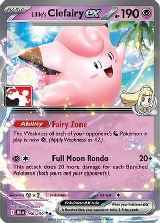 Lillie's Clefairy ex 056/159 - Prize Pack Series Cards Holofoil
