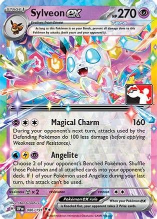 Sylveon ex 086- Prize Pack Series Cards Holofoil