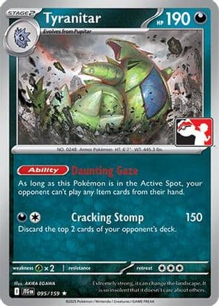 Tyranitar 095/159 - Prize Pack Series Cards