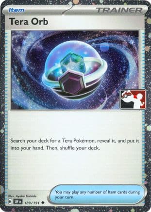 Tera Orb (Cosmos Holo) 189/191 - Prize Pack Series Cards Holofoil