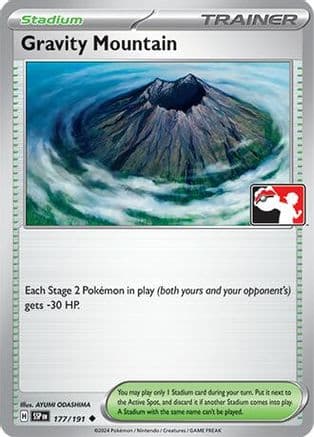 Gravity Mountain 177- Prize Pack Series Cards Holofoil