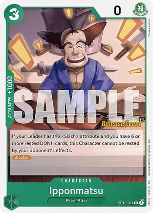 Ipponmatsu (OP12-021) - Legacy of the Master Release Event Cards