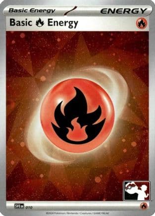Basic Fire Energy (Cosmos Holo) 010- Prize Pack Series Cards Holofoil