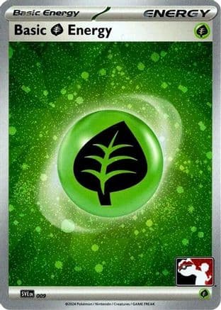 Basic Grass Energy (Cosmos Holo) 009- Prize Pack Series Cards Holofoil