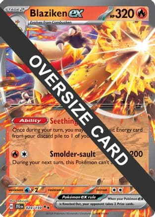 Blaziken ex 024- Jumbo Cards Holofoil