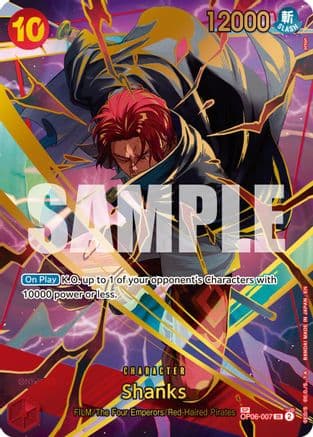 Shanks (SP) (OP06-007) - Premium Booster -The Best- Vol. 2 Foil