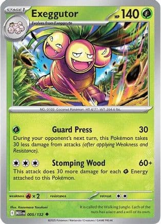 Exeggutor 005/132 ME01 Mega Evolution - Uncommon