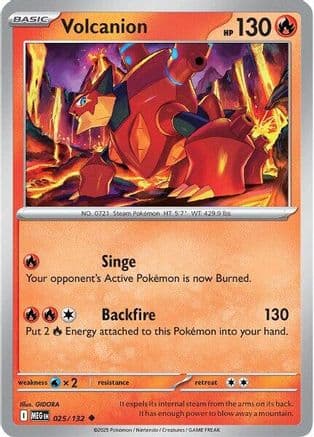 Volcanion 025- ME01 Mega Evolution