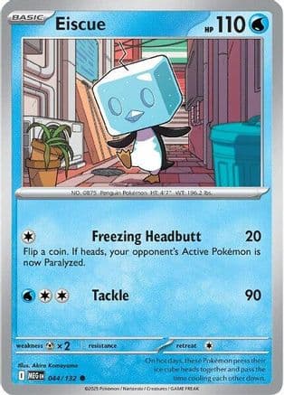Eiscue 044- ME01 Mega Evolution Reverse Holofoil