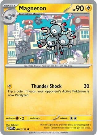 Magneton 046- ME01 Mega Evolution Reverse Holofoil
