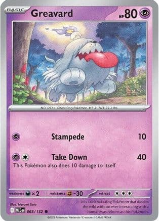 Greavard 065- ME01 Mega Evolution