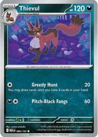 Thievul 090- ME01 Mega Evolution
