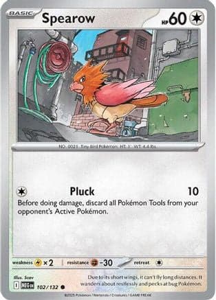 Spearow 102/132 ME01 Mega Evolution - Common