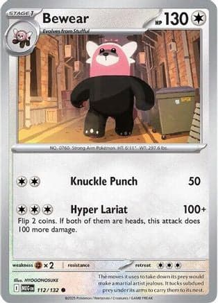 Bewear 112- ME01 Mega Evolution