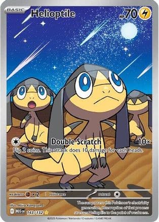 Helioptile 143/132 - ME01 Mega Evolution Holofoil