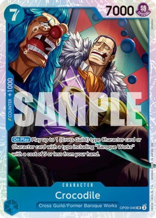 Crocodile - OP09-046 (Reprint) (OP09-046) - Premium Booster -The Best- Vol. 2 Foil
