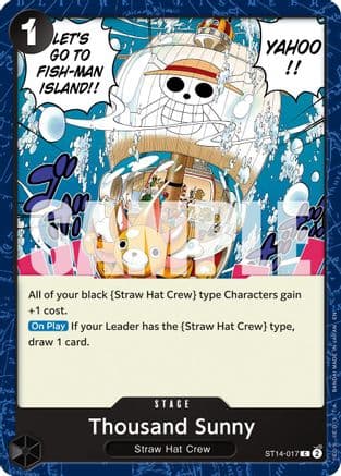 Thousand Sunny (Reprint) (ST14-017) - Premium Booster -The Best- Vol. 2