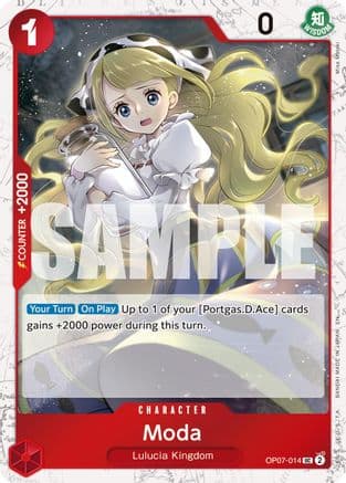 Moda (Pirate Foil) (OP07-014) - Premium Booster -The Best- Vol. 2 Foil