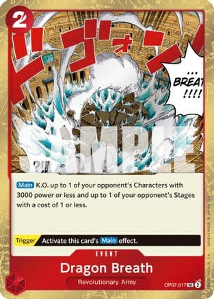 Dragon Breath (Pirate Foil) (OP07-017) - Premium Booster -The Best- Vol. 2 Foil