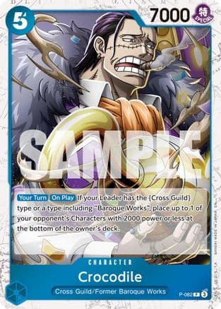Crocodile - P-082 (Pirate Foil) (P-082) - Premium Booster -The Best- Vol. 2 Foil