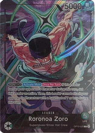 Roronoa Zoro - OP12-020 (Official Playmat Limited Edition Vol.4) (OP12-020) - One Piece Promotion Cards Foil