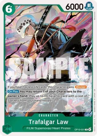 Trafalgar Law (OP13-031) - Carrying On His Will Foil