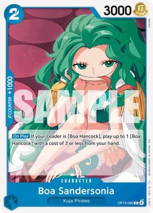 Boa Sandersonia (OP13-050) - Carrying On His Will