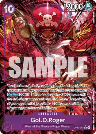 Gol.D.Roger (064) (Alternate Art) (OP13-064) - Carrying On His Will Foil
